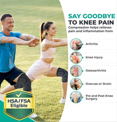 Modvel knee brace ergonomic shape supports the knee precisely where needed.