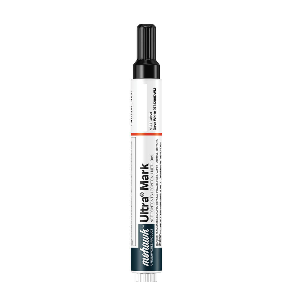 Mohawk Ultra Mark marker cap shown for clean edge touch-ups on wood furniture.