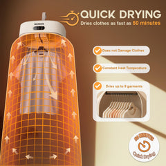 MOJOCO portable dryer for apartment use demonstrates space-saving design
