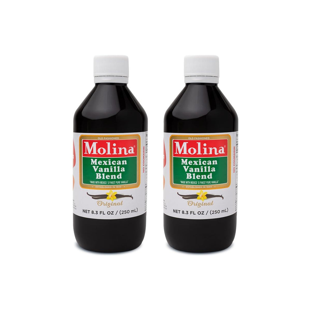 Molina Vanilla Blend bottle ready for baking with rich aroma and versatility