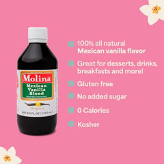 Molina Vanilla Blend in coffee or smoothies for a gentle lift