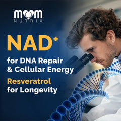 MOM NUTRIX NAD energy and focus in daily routines.