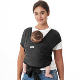 Momcozy AirMesh pool scene shows hands-free bonding for baby