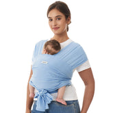 Momcozy Baby Carrier AirMesh water sling enables hands-free pool time with baby.