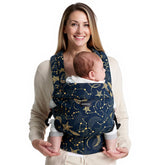 Momcozy Starry Night carrier worn for hands-free outings