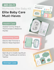 Momcozy Elite Kit heated tummy wrap offering soothing warmth for baby comfort