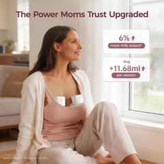 Momcozy S12 Pro doublefit hybrid flange for a secure, leak-free seal during expression