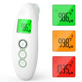 Momcozy thermometer forehead reading enables fast, non-contact temperature checks for adults.