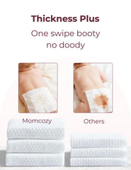 Momcozy wipes 99 percent water-based formula for gentle cleansing