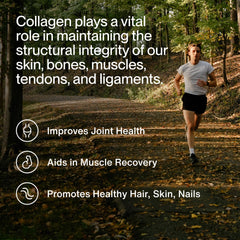 Momentous collagen powder being stirred into a drink for versatile use