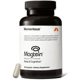 Momentous Magtein bottle front showing magnesium L-threonate for brain support.