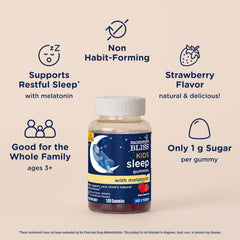 Ingredient panel highlights natural components in Mommy's Bliss gummies