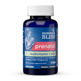 Mommy's Bliss prenatal bottle front view, showcasing a trusted daily multivitamin.