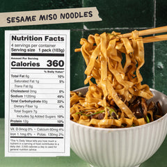 Momofuku sesame miso sauce packet closeup highlighting bold flavor in minutes