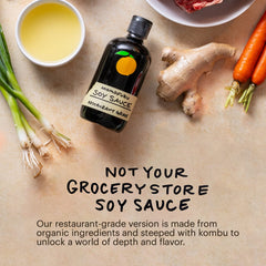Close-up of organic label signaling vegan, Non-GMO ingredients from Momofuku.