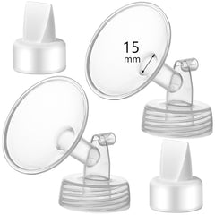 Momstouch 15mm flange compatible with Spectra for comfortable pumping.