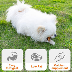 MON2SUN dental chews for small dogs with calcium-wrapped chicken bone