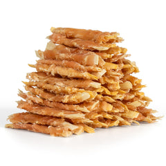 MON2SUN rawhide-free dog treats, 4-inch chicken-wrapped cod fillet, 56 pieces in a pack for easy chewing