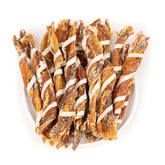 MON2SUN triple flavor jerky twist sticks 5-7in for small dogs