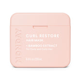 MONDAY Haircare CURL RESTORE mask in jar delivering hydrating curls