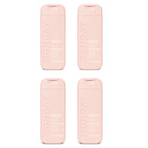 MONDAY Haircare SMOOTH shampoo bottle front shows frizz-control formula in action.