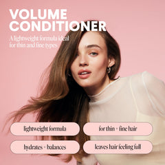 MONDAY Haircare Volume conditioner coconut oil pump for deep hydration.