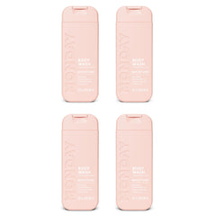 MONDAY Moisture Body Wash travel pack bottles in a compact set for daily hydration