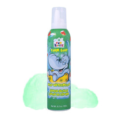 Moneysworth & Best Fun House Wild Watermelon foam in action showing pliable, sculptable foam.