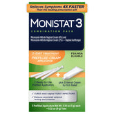 Monistat 3-Day treatment packaging ready for easy at-home use