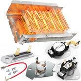MONKEMON 279838 dryer heating element with all-in-one kit for DIY repairs.