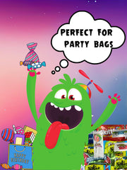 Monster Candy assorted-non-chocolate-candies: fruity flavors and classic favorites in bulk.