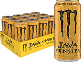 Monster Energy Java Monster Salted Caramel can with bold flavor and caffeine boost.