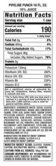 Monster Energy Juice Pipeline Punch can side view highlights compact 16 oz size