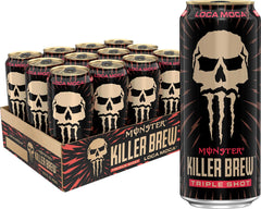 Monster Energy Killer Brew Loca Moca can front showing bold mocha flavor