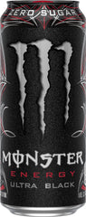 Monster Energy Ultra Black 15-pack display shot for convenient on-the-go energy.