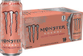 Monster Energy Ultra Peachy Keen can front shows zero sugar and bold peach flavor.