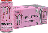 Monster Ultra Strawberry Dreams can displaying zero sugar and bold flavor for daily energy.