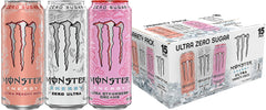 Monster Energy Ultra Citrus can with zero sugar and 10 calories