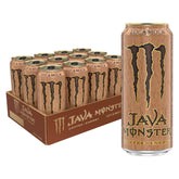 Monster Java Loca Moca bottle pour shows rich mocha aroma and quick energy
