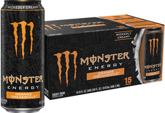 Monster Orange Dreamsicle can with bold color and creamy orange-vanilla flavor for an energy lift.
