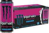 Monster Rehab Wild Berry Tea can for quick hydration and a daytime energy lift.