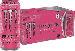 Monster Ultra Rosa bottle with pink grapefruit notes for on-the-go energy.
