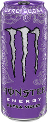 Monster Ultra Violet can top showcases compact energy in a convenient, portable can