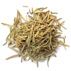 MONTEREY BAY HERB CO rosemary aroma close-up, enhances beef roasts with piney notes.