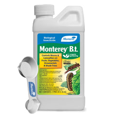 Monterey BT bottle with measuring spoon for easy organic application.