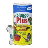 Monterey Sluggo Plus bottle for scattering around vegetables to deter slugs and snails.
