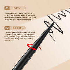 MooGlamor long wear waterproof formula resists smudging throughout the day.