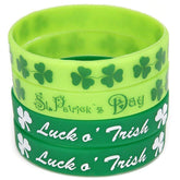 Moon Boat shamrock pattern wristbands for festive events and easy crowd management