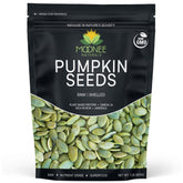 Moonee Naturals pumpkin seeds in a 1 lb bag, ready to snack