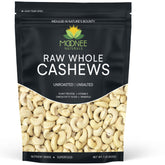Moonee Naturals raw cashews whole ideal for quick snacking and recipes.